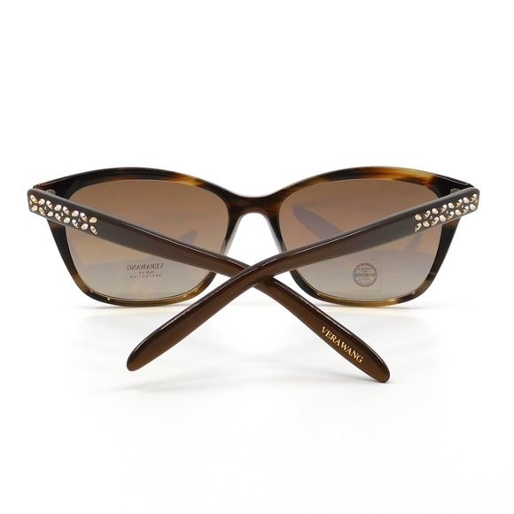 VERA WANG “Dasnee” Walnut Tortoise Sunglasses main image 5
